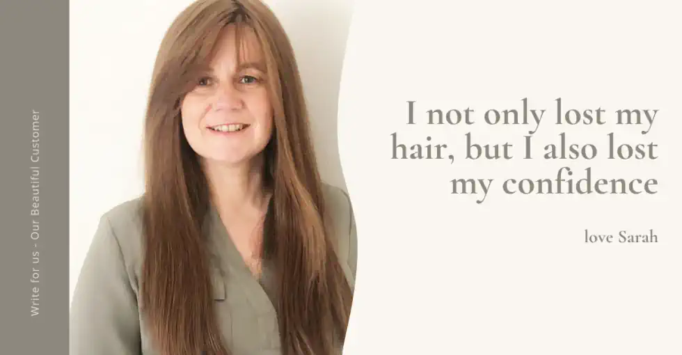 I not only lost my hair, but I also lost my confidence