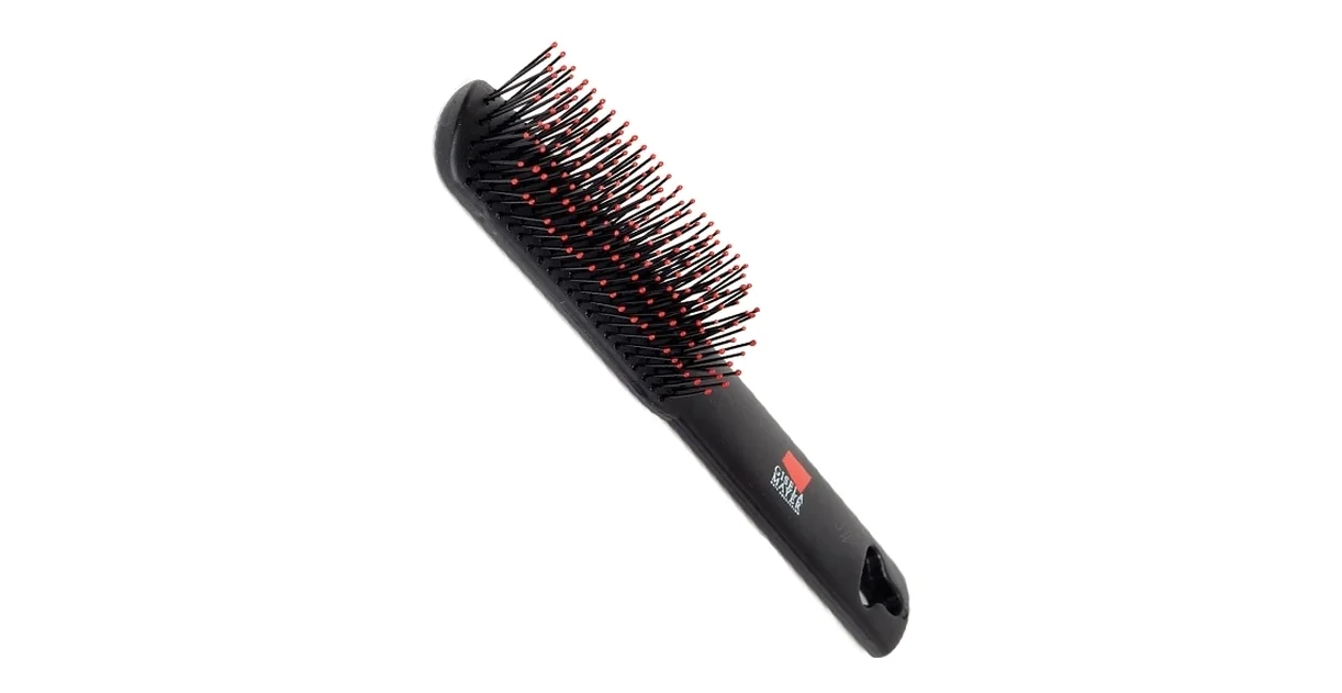 Anti-static human hair brush