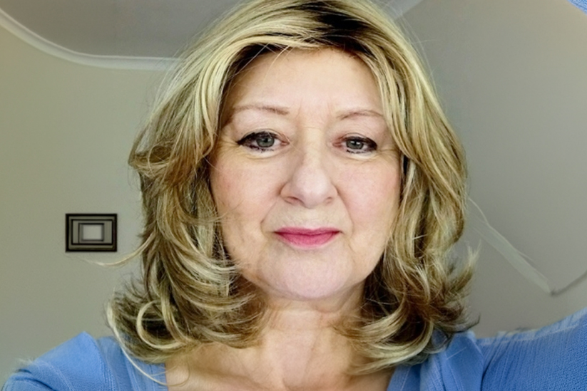 fabulous customers wearing the Carrie wig In Creamy Toffee R. You look lovely!