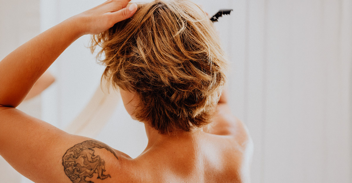 A customer case of scarring alopecia from Simply Wigs