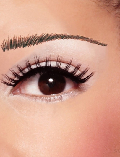 False Eyebrow Dark Athena