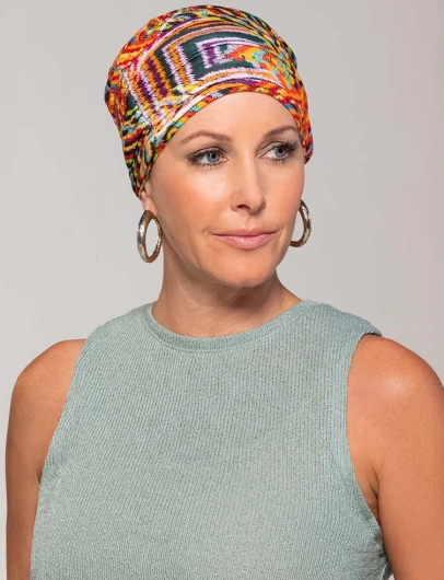 The Elegant Softie Print Jon Renau Headwear