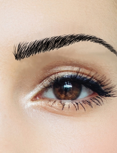 False Eyebrow Megan Brow (Black)